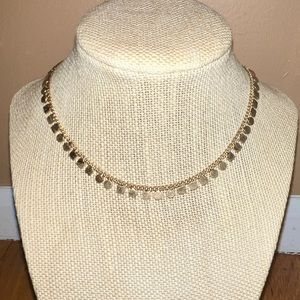Sterling silver, Gold choker necklace